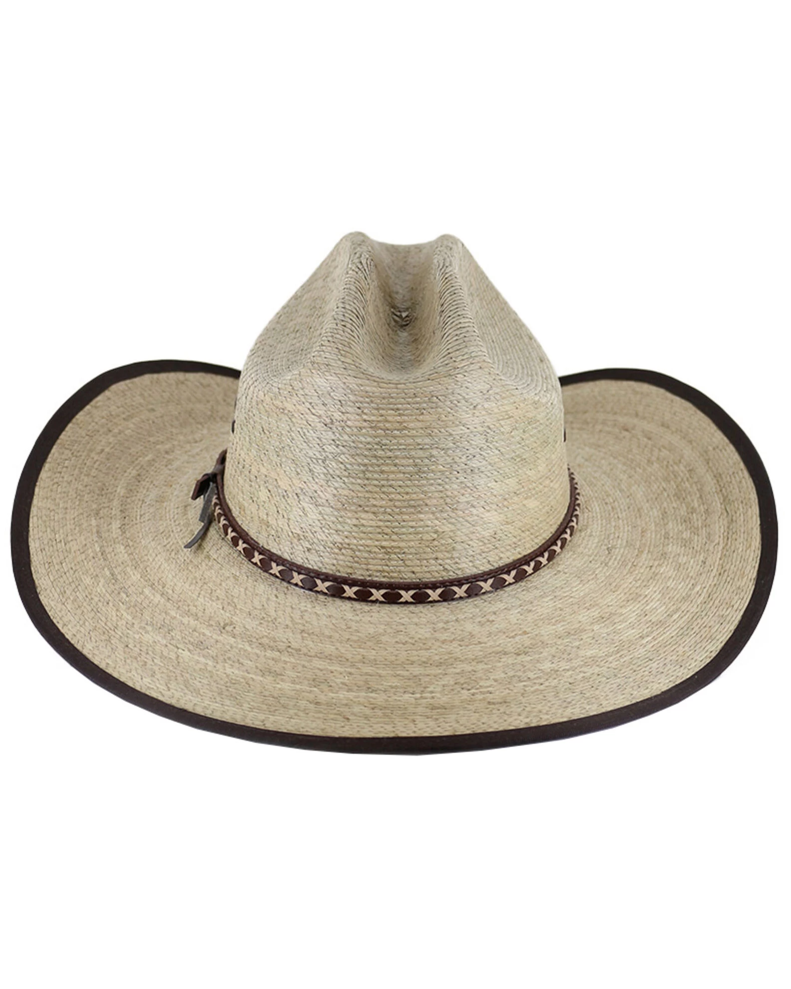 Cody James® Men's Brown Trimmed Straw Hat 5 Cody James® Men's Brown Trimmed Straw Hat - Image 3
