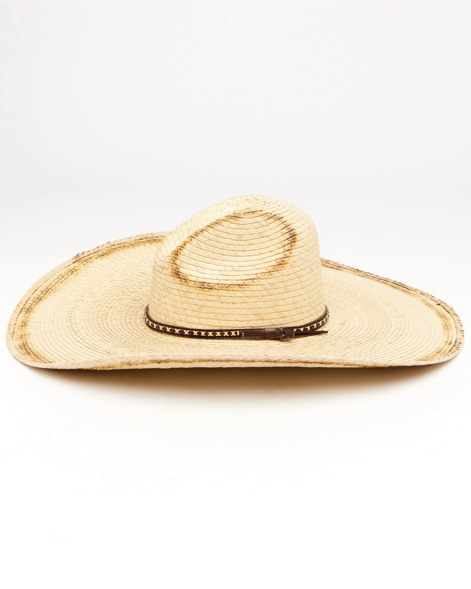 Cody James Men's Guatemalan Gus Palm Straw Western Hat 5 Cody James Men's Guatemalan Gus Palm Straw Western Hat - Image 3