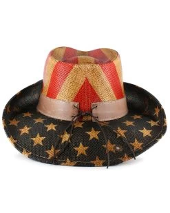 Cody James Men's Justice American Flag Drifter Straw Cowboy Hat 10 Cody James Men's Justice American Flag Drifter Straw Cowboy Hat -Cody James 099P25 PY P2