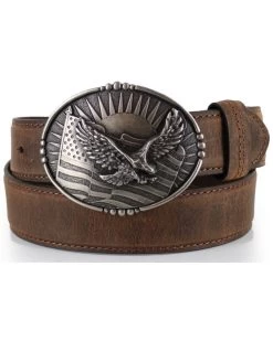 Cody James Men's Patriotic Eagle Leather Belt -Cody James 1202H8 41 P1