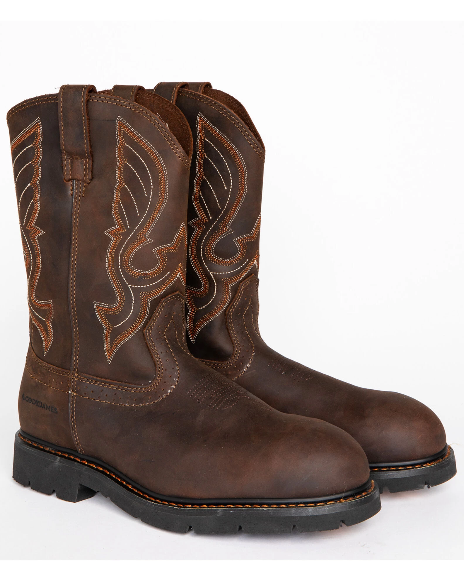 Cody James Men's Western Work Boots - Composite Toe 4 Cody James Men's Western Work Boots - Composite Toe - Image 2