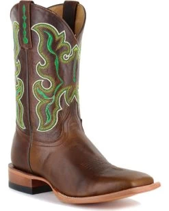 Cody James Men's Damiano Embroidered Western Boots - Broad Square Toe -Cody James 2000201046 200 P1