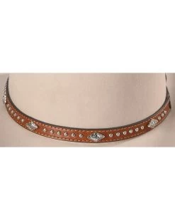 Cody James Silver Studs With Diamond Conchos Hat Band 7 Cody James Silver Studs With Diamond Conchos Hat Band -Cody James 2000221736 280 D2