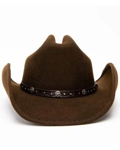 Cody James Men's Cattleman Tooled Star Concho Band Wool Hat 11 Cody James Men's Cattleman Tooled Star Concho Band Wool Hat -Cody James 2000234016 200 P4