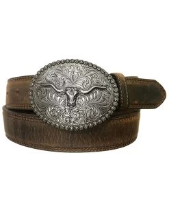Cody James Men's Longhorn Berry Edge Buckle Belt 5 Cody James Men's Longhorn Berry Edge Buckle Belt -Cody James 2000276246 280 P1