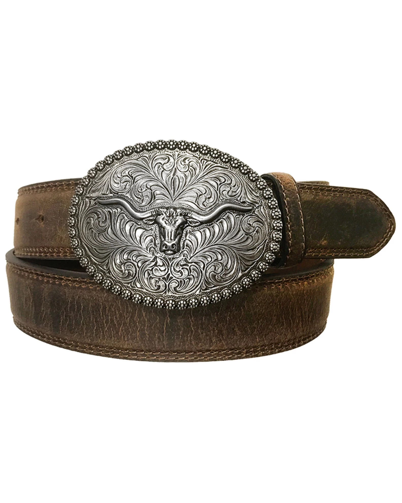Cody James Men's Longhorn Berry Edge Buckle Belt 4 Cody James Men's Longhorn Berry Edge Buckle Belt - Image 2