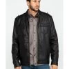 Cody James Men's Backwoods Distressed Faux Leather Moto Jacket - Big & Tall 2 Cody James Men's Backwoods Distressed Faux Leather Moto Jacket - Big & Tall -Cody James 2000282519 200 P1