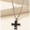 Cody James Men's Stainless Flag Cross 2 Cody James Men's Stainless Flag Cross -Cody James 2000289252 040 P1