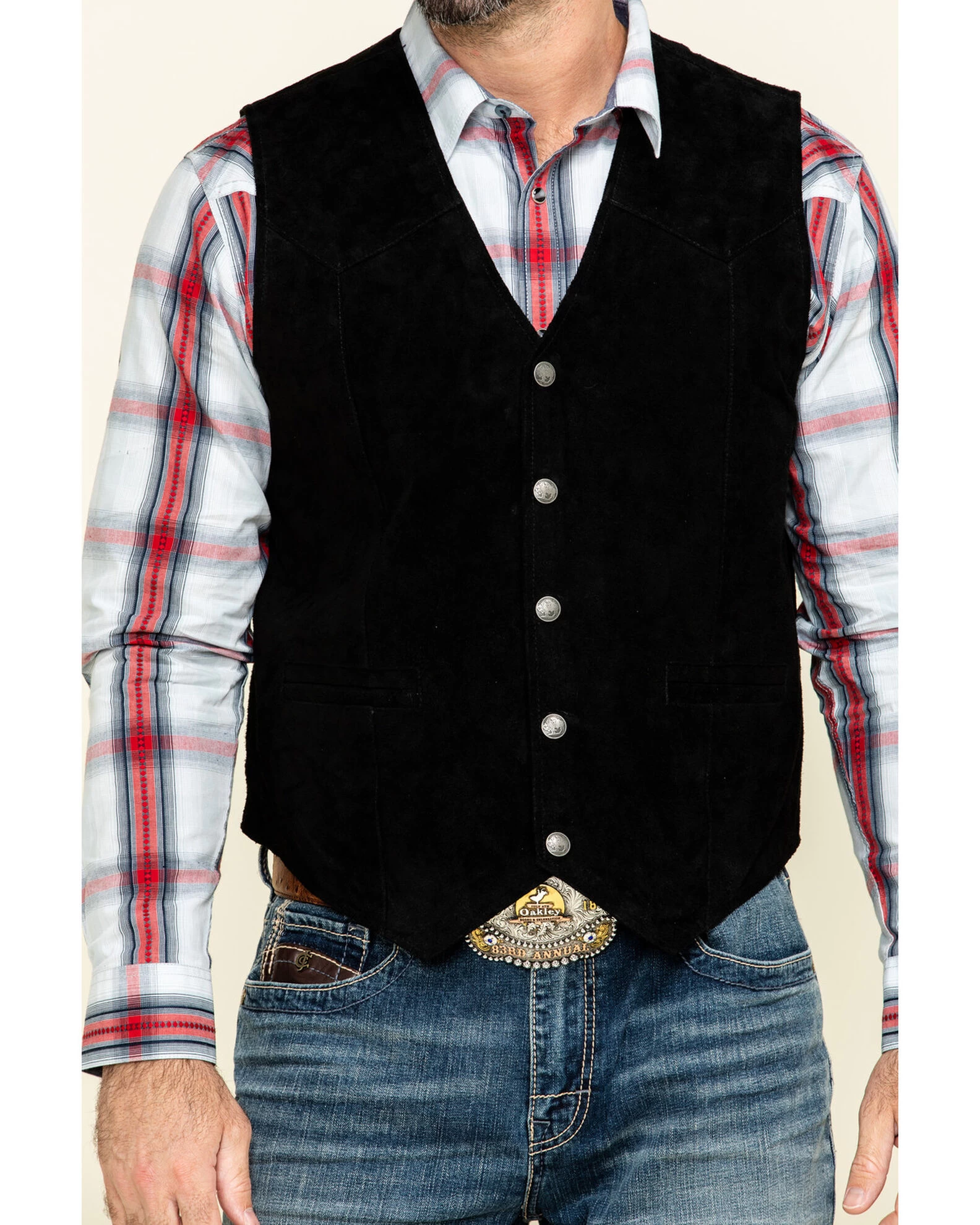 Cody James Men's Angus Suede Vest 3 Cody James Men's Angus Suede Vest