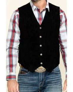 Cody James Men's Angus Suede Vest  -Cody James 2000291052 001 P4