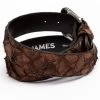Cody James Men's Brown Pirarucu Exotic Belt -Cody James 2000291696 200 P2