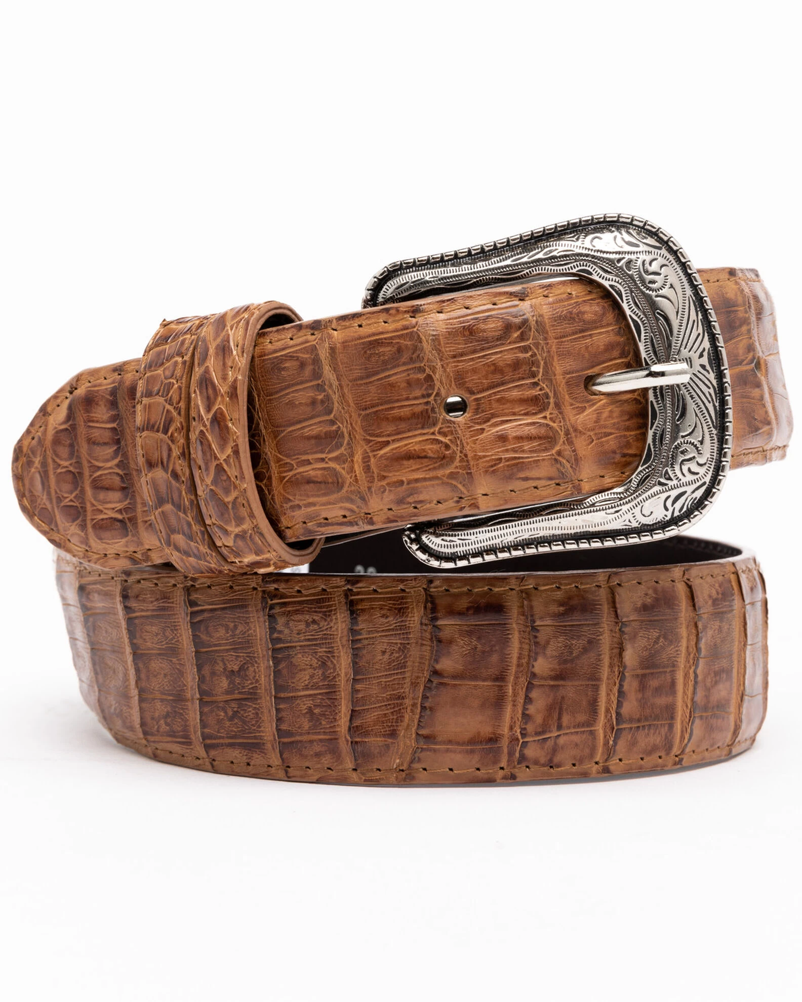 Cody James Men's Brown Hornback Caiman Exotic Belt 3 Cody James Men's Brown Hornback Caiman Exotic Belt