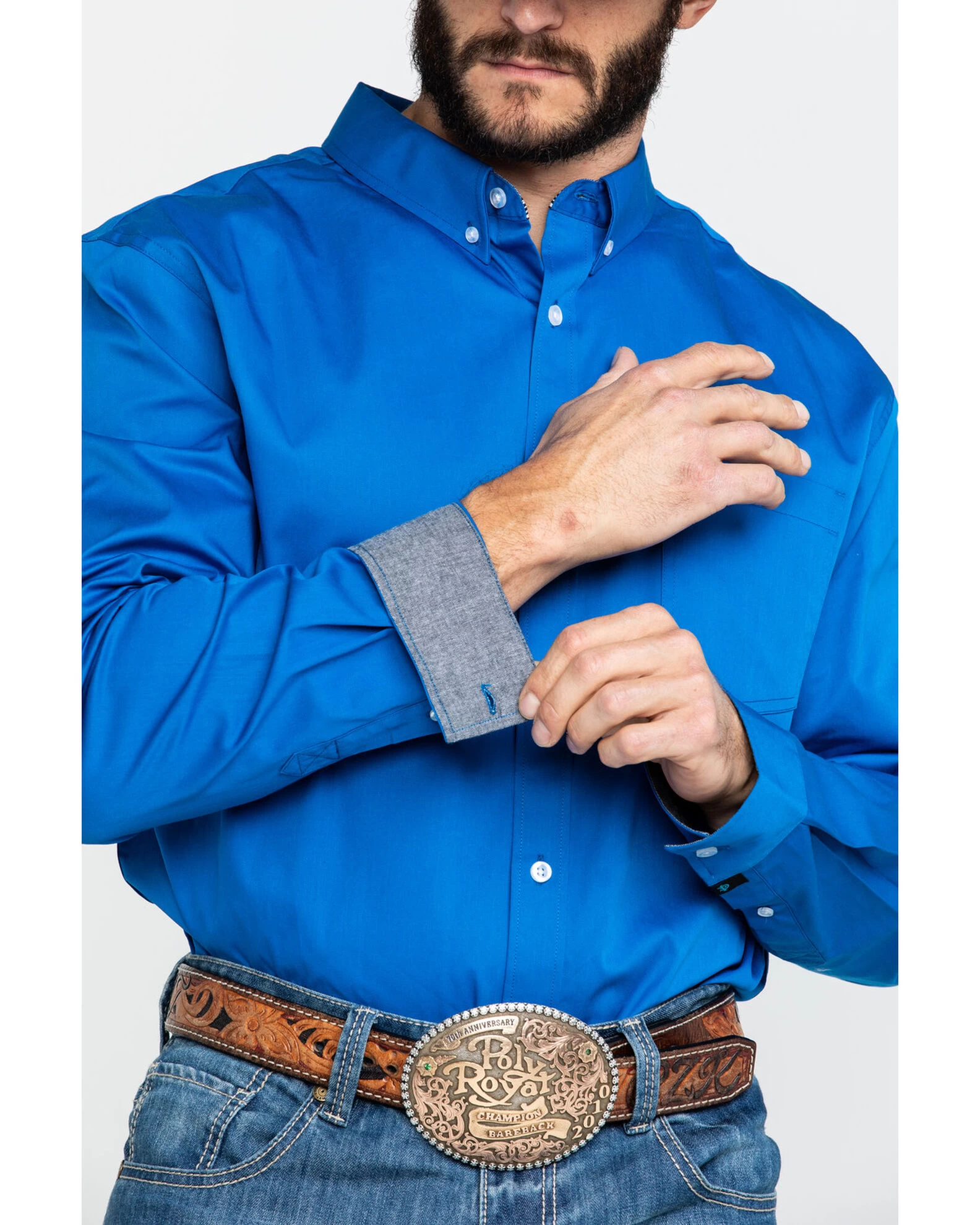 Cody James Core Solid Twill Long Sleeve Western Shirt 6 Cody James Core Solid Twill Long Sleeve Western Shirt - Image 4