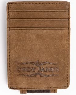 Cody James Men's Croc Embossed Money Clip Leather Wallet  -Cody James 2000292319 200 P2