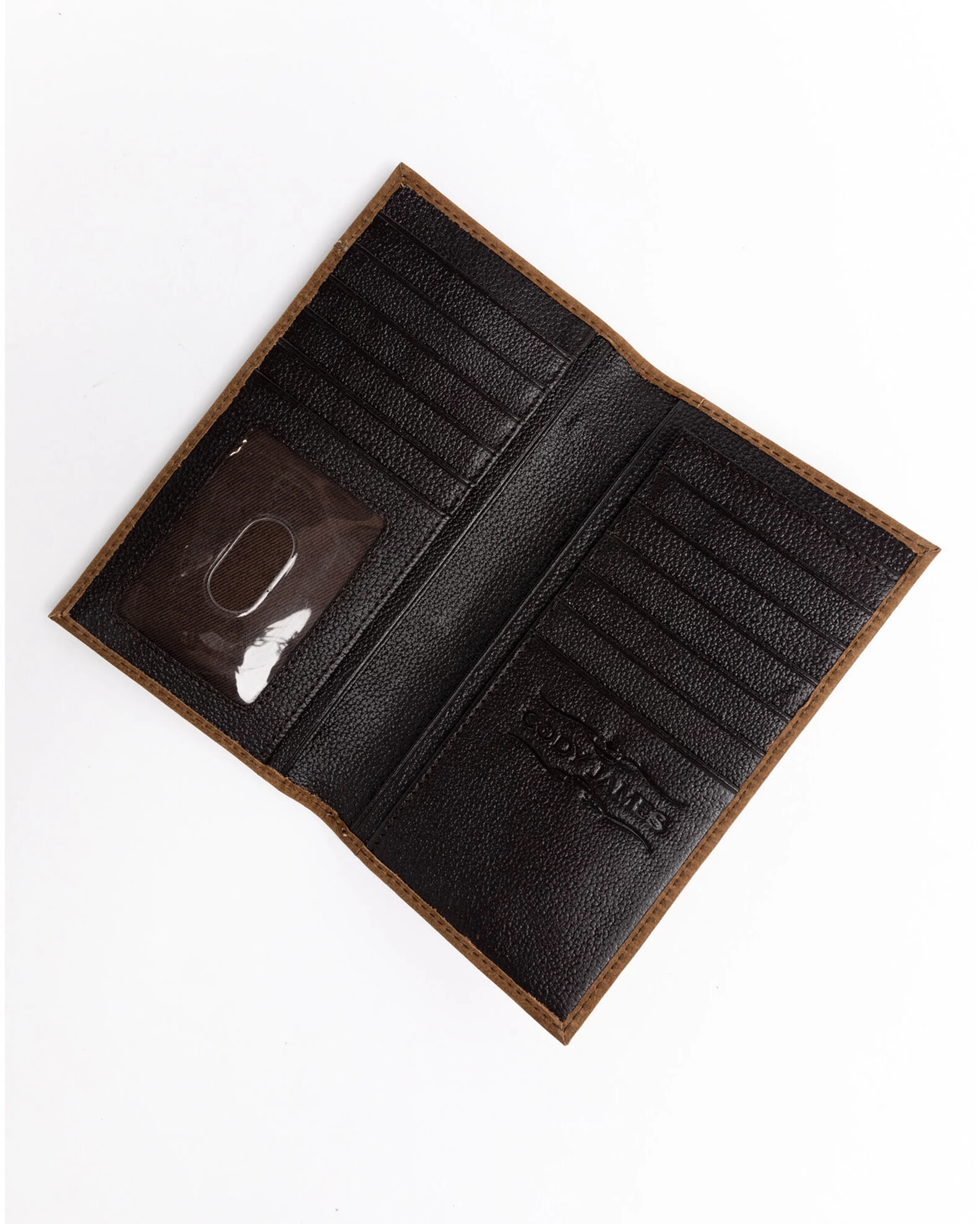 Cody James Men's Hair On Praying Cowboy Leather Checkbook Wallet 4 Cody James Men's Hair On Praying Cowboy Leather Checkbook Wallet - Image 2