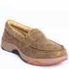 Cody James Men's Tan Oxford Slip-On Shoes - Moc Toe -Cody James 2000294753 280 P1