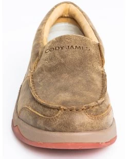 Cody James Men's Tan Oxford Slip-On Shoes - Moc Toe 14 Cody James Men's Tan Oxford Slip-On Shoes - Moc Toe -Cody James 2000294753 280 P4