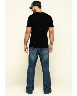 Cody James Men's Wolftooth Medium Wash Stretch Relaxed Bootcut Jeans -Cody James 2000295737 400 P5