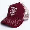Cody James Men's Burgundy America Free Patch Mesh Ball Cap -Cody James 2000296730 640 P1