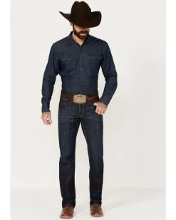 Cody James Men's Night Hawk Basic Medium Wash Stretch Slim Straight Jeans