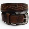 Cody James Men's Orange Stitched Belt