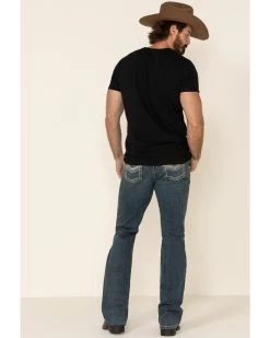 Cody James Core Men's High Roller Top Tier Medium Wash Stretch Slim Bootcut Jeans -Cody James 2000312860 400 P5