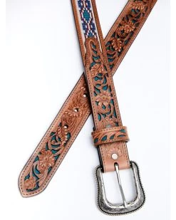 Cody James Men's Multicolor Cross Stitch Western Belt -Cody James 2000325200 240 P2