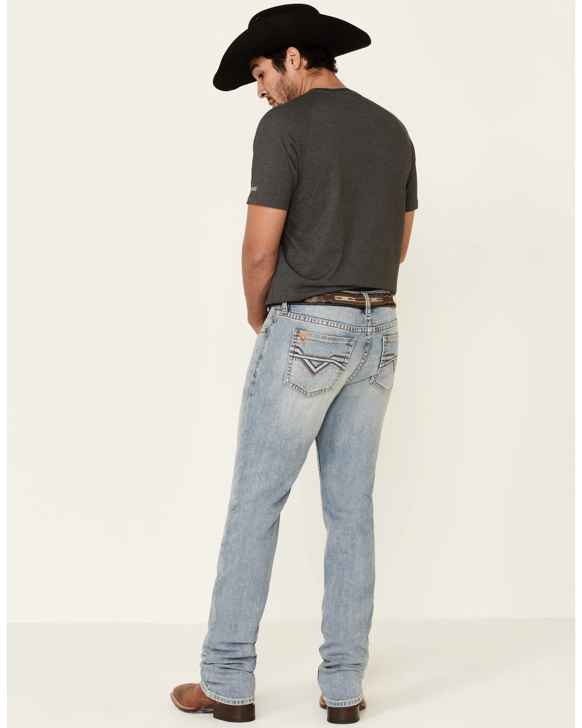 Cody James Core Men's Sawbuck Light Wash Stretch Stackable Straight Jeans 5 Cody James Core Men's Sawbuck Light Wash Stretch Stackable Straight Jeans - Image 3