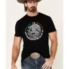 Cody James Men's Black Born In Mexico Graphic T-Shirt 1 Cody James Men's Black Born In Mexico Graphic T-Shirt -Cody James 2000332445 001 P1