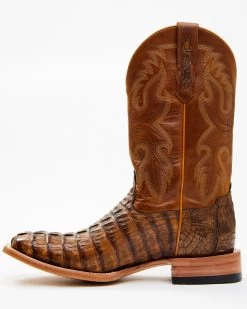 Cody James Men's Exotic Caiman Tail Skin Western Boots - Broad Square Toe -Cody James 2000338956 200 P3