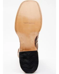 Cody James Men's Exotic Caiman Tail Skin Western Boots - Broad Square Toe -Cody James 2000338956 200 P7