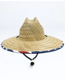 Cody James Men's USA Strong Lifeguard Straw Sun Hat -Cody James 2000338987 942 P3 1