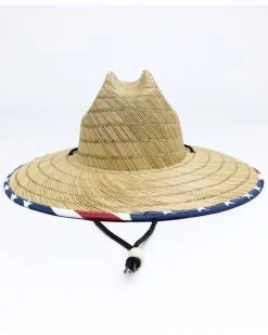Cody James Men's USA Strong Lifeguard Straw Sun Hat 7 Cody James Men's USA Strong Lifeguard Straw Sun Hat -Cody James 2000338987 942 P3