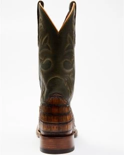 Cody James Men's Brown Exotic Caiman Tail Skin Western Boots - Broad Square Toe -Cody James 2000339009 200 P5