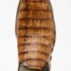 Cody James Men's Brown Exotic Caiman Tail Skin Western Boots - Broad Square Toe -Cody James 2000339009 200 P6