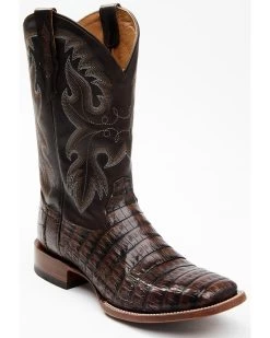 Cody James Men's Exotic Caiman Tail Skin Western Boots - Broad Square Toe -Cody James 2000339011 001 P1