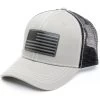 Cody James Men's Gray Flag Patch Mesh Back Ball Cap  -Cody James 2000339182 020 P1