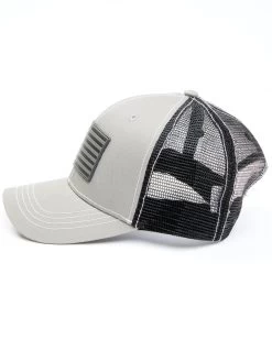 Cody James Men's Gray Flag Patch Mesh Back Ball Cap  -Cody James 2000339182 020 P2