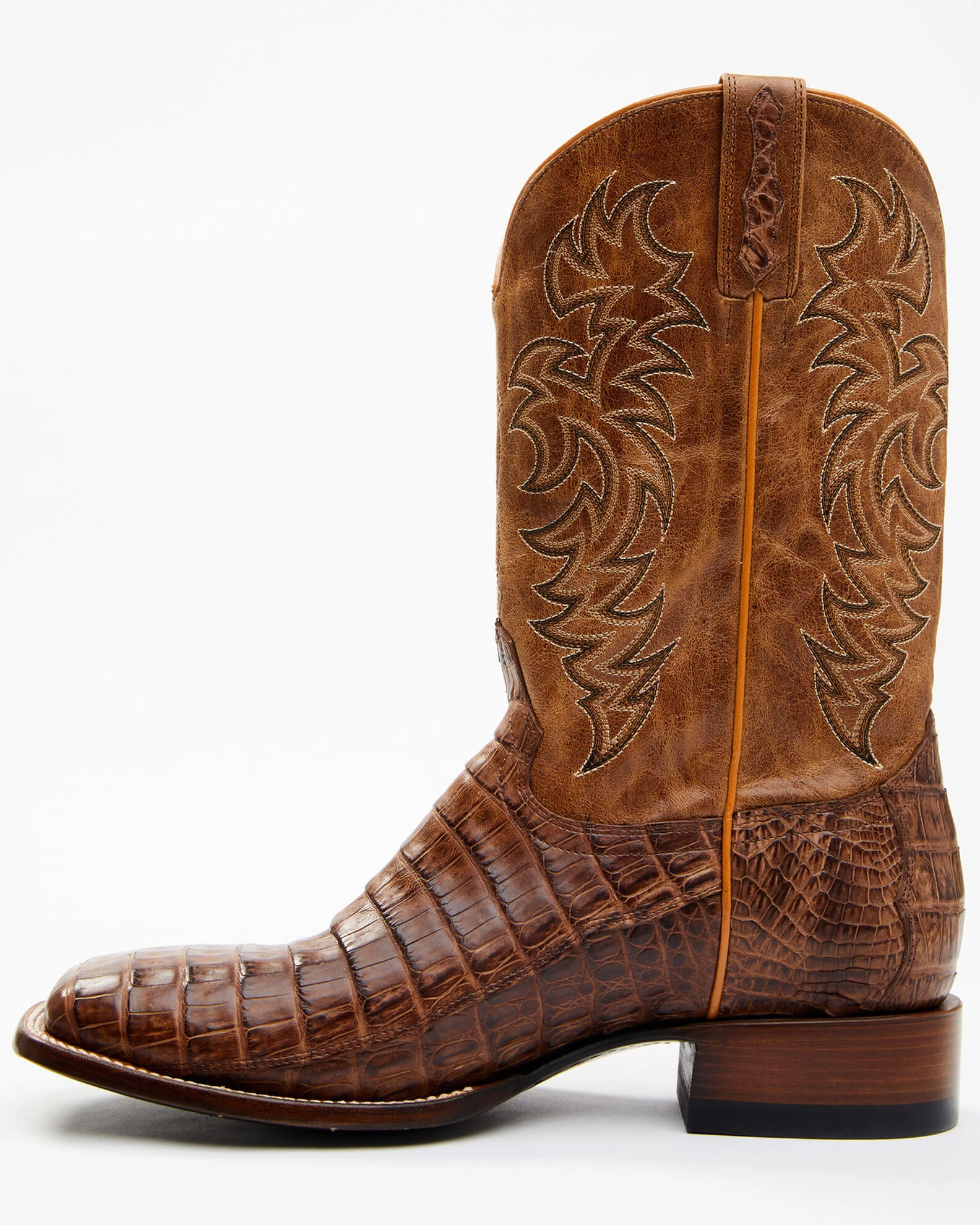 Cody James Men's Nuez Exotic Caiman Skin Western Boots - Broad Square Toe 3 Cody James Men's Nuez Exotic Caiman Skin Western Boots - Broad Square Toe