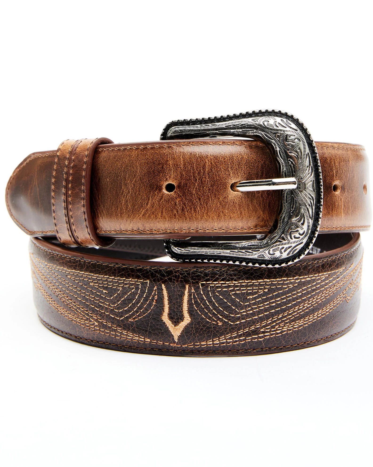 Cody James Men's Honey Western Belt 4 Cody James Men's Honey Western Belt - Image 2
