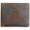 Cody James Men's Brown Don't Tread On Me Bifold Wallet 1 Cody James Men's Brown Don't Tread On Me Bifold Wallet -Cody James 2000342478 201 P1