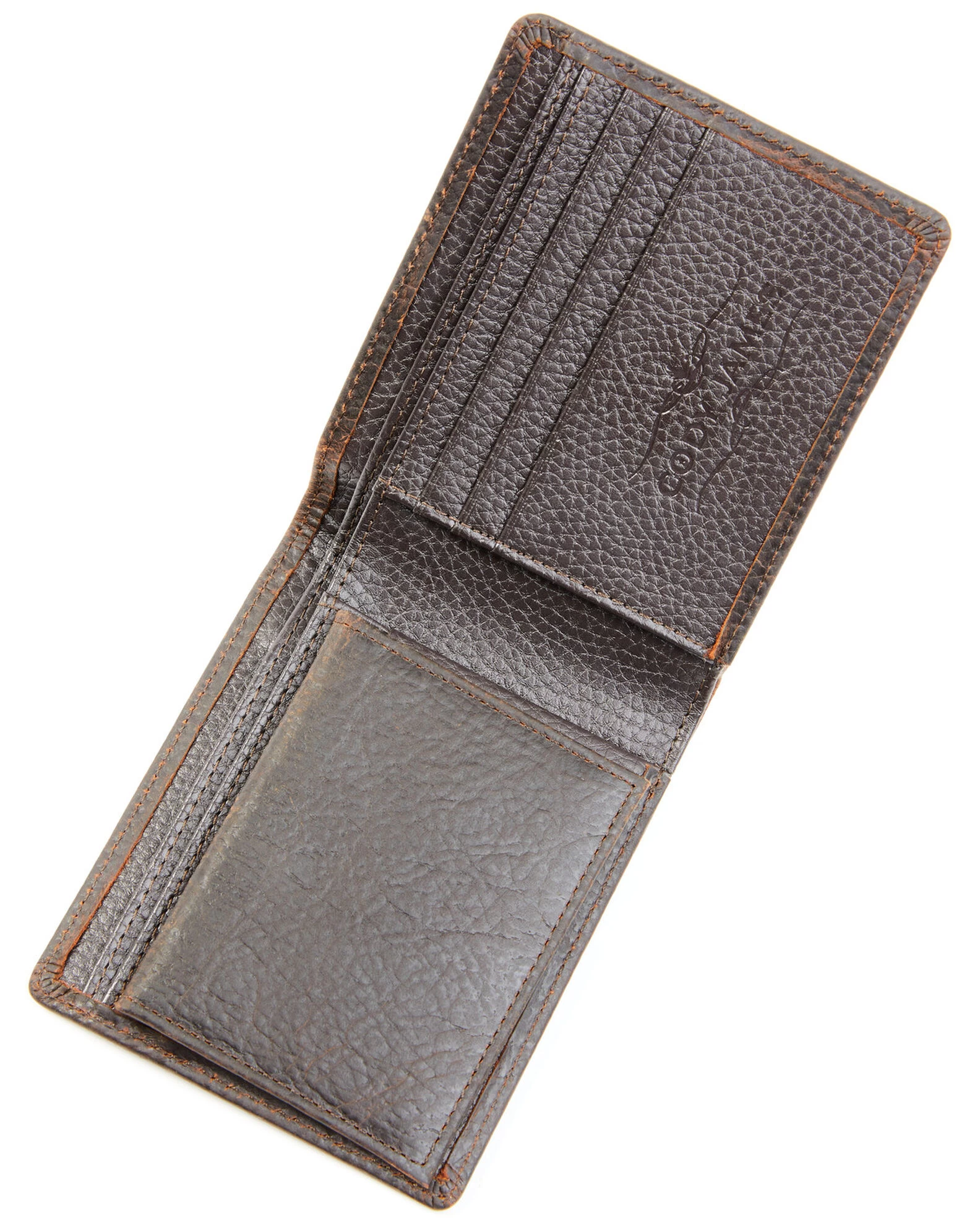 Cody James Men's Brown Don't Tread On Me Bifold Wallet 4 Cody James Men's Brown Don't Tread On Me Bifold Wallet - Image 2