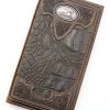 Cody James Men's Bi-Fold Crocodile Print Embossed Rodeo Wallet -Cody James 2000342479 240 P1