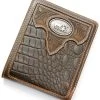 Cody James Men's Croc Embossed Bifold Wallet 2 Cody James Men's Croc Embossed Bifold Wallet -Cody James 2000342480 240 P1