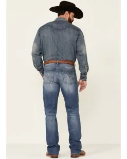 Cody James Men's Finley Light Wash Stackable Stretch Regular Straight Jeans -Cody James 2000342921 400 P4