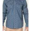 Cody James Men's FR Foulard Print Long Sleeve Pearl Snap Work Shirt