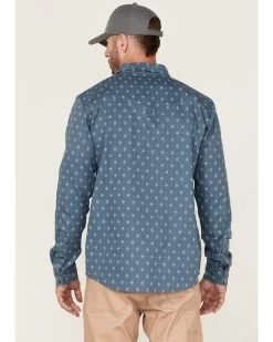 Cody James Men's FR Foulard Print Long Sleeve Pearl Snap Work Shirt -Cody James 2000343139 420 P4