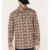 Cody James Men's FR Mini Buffalo Plaid Long Sleeve Snap Work Shirt  -Cody James 2000343142 250 P1