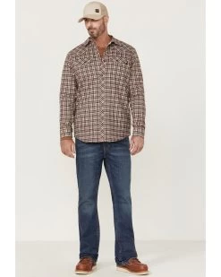 Cody James Men's FR Small Plaid Print Long Sleeve Pearl Snap Work Shirt  -Cody James 2000343143 640 P2