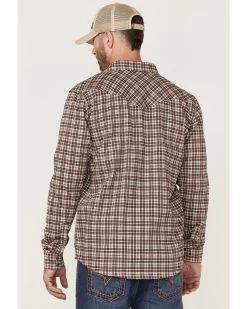 Cody James Men's FR Small Plaid Print Long Sleeve Pearl Snap Work Shirt  -Cody James 2000343143 640 P4